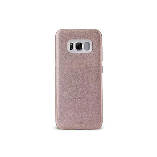 Coque PURO S8+ rose pailleté TPU