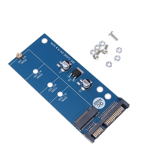 Carte Adaptateur M.2 Ou MSATA Vers PCIE 3.0, Prise En Charge Du SSD MSATA Pleine Taille, Bleu