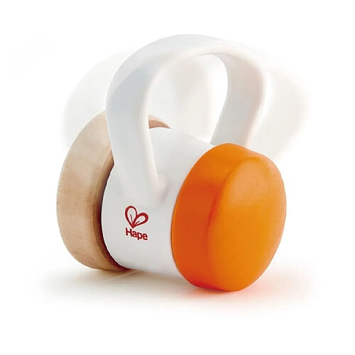 Hape Hochet roller blanc et orange