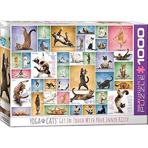 Eurographics Yoga cats Puzzle 1000 piAces