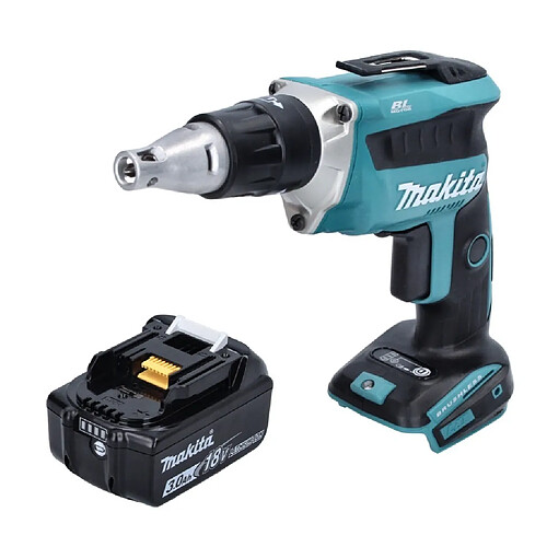 Makita DFS 452 F1 Visseuse à cloison sèche sans fil 18 V Brushless + 1x Batterie 3,0 Ah - sans chargeur