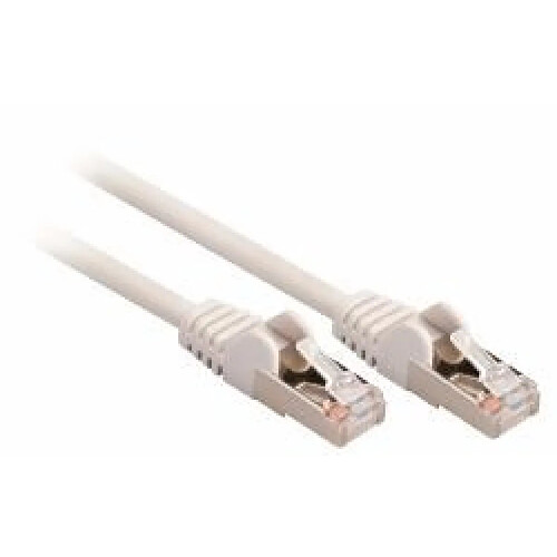 Valueline VLCP85121E025 câble de réseau 0,25 m Cat5e SF/UTP (S-FTP) Gris (CAT5e SF/UTP Network Cable RJ45 (8P8C) Male - RJ45 (8P8C) Male 0.25 m Grey)