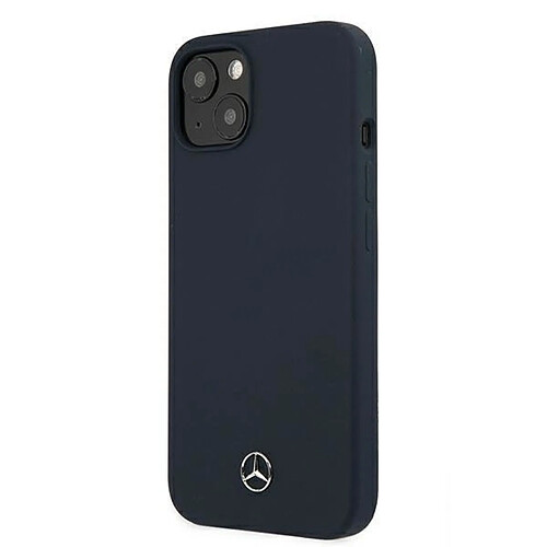 mercedes mehcp13msilsur iphone 13 6.1" bleu marine / etui rigide silicone line