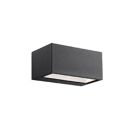 Luminaire Center Applique murale noire d'extérieur LED NENE 6.4 Cm