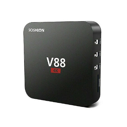 Universal V88 Smart TV set-top top Android 4K Quad-Core 2G 16G WiFi Media Player TV Box Home Theatre (EU PLUG)