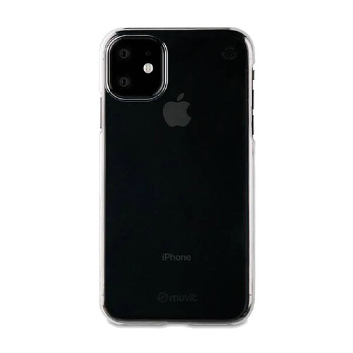 Muvit Coque pour iPhone 11 RECYCLETEK Transparent