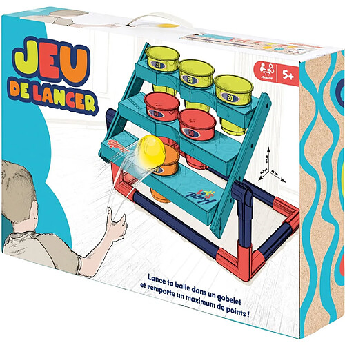 JEU DE GOBELETS GEANTS ABC 662828