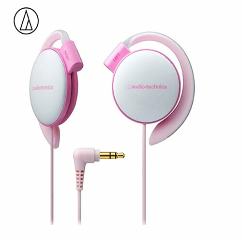 Original Audio-Technica Ath-Eq500 Filaire Écouteur Musique Casque Crochet D'Oreille Sport Casque Rose