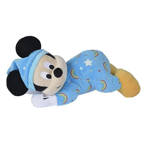 DISNEY Peluche Mickey Brille dans la nuit Bleu 30 cm