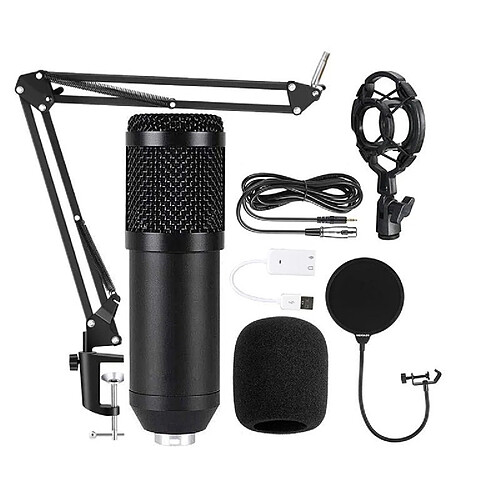 Yonis Microphone Condensateur USB Kit Complet