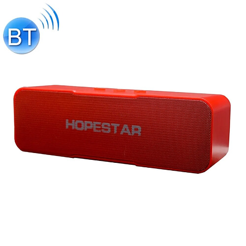 Wewoo Mini enceinte Bluetooth rouge HOPESTAR H13 mini haut-parleur portable sans fil de lapin Bluetooth, micro intégré, soutien AUX / main appel gratuit / FM / TF