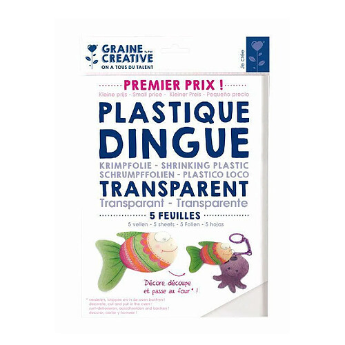 Graines Créatives Feuilles de Plastique Dingue