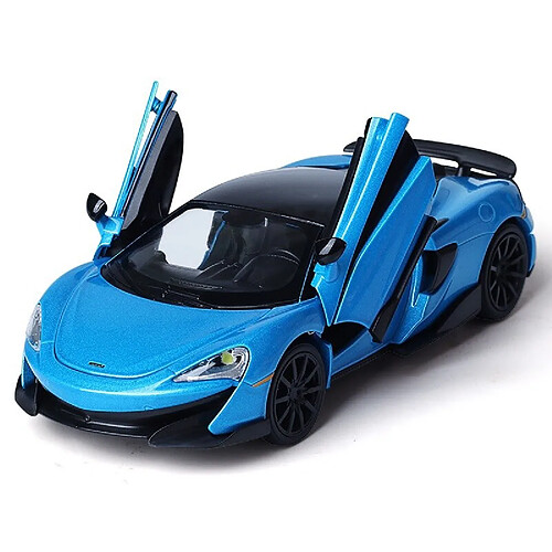 Universal 1/36 McLaren 600LT Métal Voiture Moulée Sous Pression Retour Modèle Jouet Garçon Collection Cadeau de Noël Décoration de bureau | Voiture Moulée Sous Pression(Bleu)