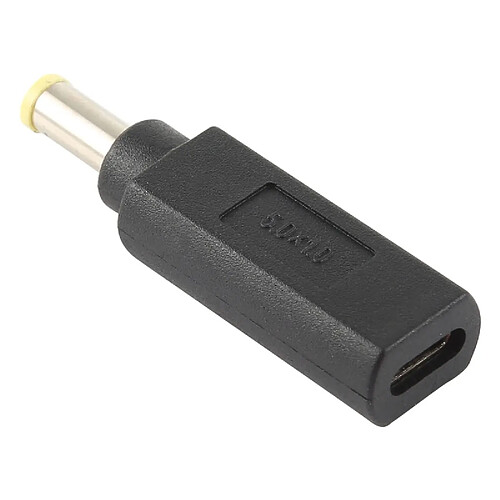 Wewoo Chargeur USB-C / Type-C Femelle à 5.0 x 1.0mm Connecteur Adaptateur Mâle pour Samsung Notebook