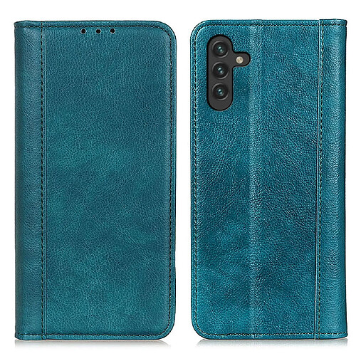 Etui en PU texture litchi, absorption magnétique vert pour votre Samsung Galaxy A13 5G