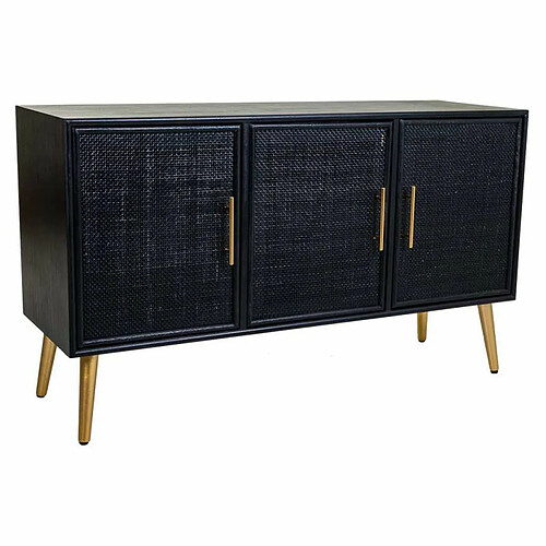 Buffet Alexandra House Living Noir Doré Bois MDF