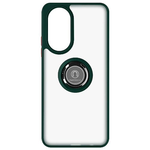 Avizar Coque Honor X7 Bi-matière Bague Métallique Support Vidéo Vert