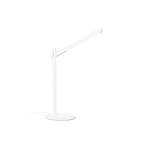 Ideal Lux Lampe de table LED intégrée à intensité variable blanche, interrupteur intégré, 3000K