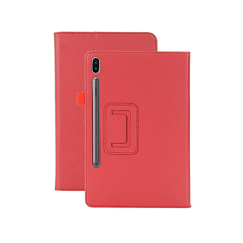 Xeptio Samsung Galaxy TAB S7 FE 5G Etui housse pochette rouge