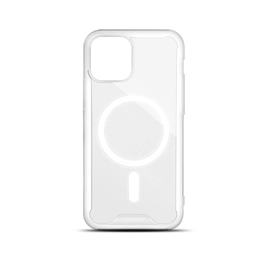 MOOOV Coque rigide compatible MagSafe pour iPhone 14 - transparente