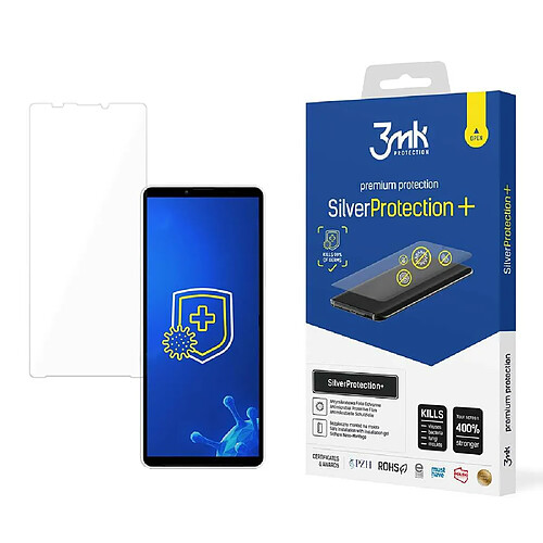 Max Protection Sony Xperia 10 V - 3mk SilverProtection+