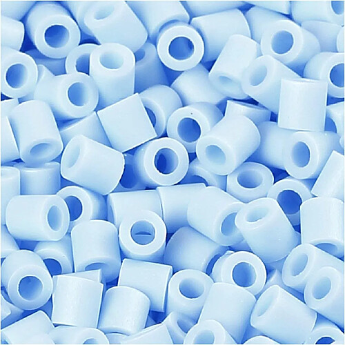 Efco Photo Pearls, perles, plastique, numéro 28 Bleu clair, 5 x 5 mm, 1100-piece