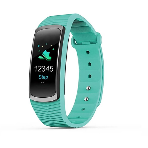 Wewoo Bracelet connecté vert Fitness Tracker 0,96 pouces Bluetooth Smart Bracelet, IP67 imperméable, Traker d'activité de soutien / moniteur de fréquence cardiaque / de pression artérielle / Capture à distance