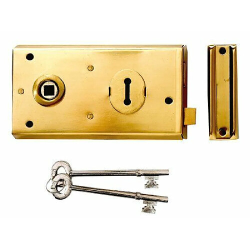 Yale Locks P401 Visi Serrure à palastre Noir 138 x 76 mm