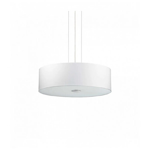 Ideal Lux Suspension Blanche WOODY 4 ampoules