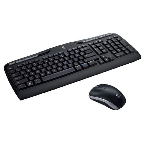 Logitech Wireless Combo MK330 clavier Souris incluse RF sans fil QWERTY Italien Noir