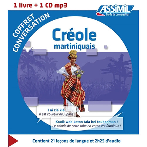 Coffret conversation créole martiniquais : 1 livre + 1 CD MP3 · Occasion