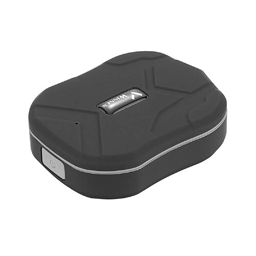 Chrono Winnes GPS Tracker, 3000mAh étanche Tracker Dispositif de suivi GPS antivol en temps réel Localisateur GPS en veille 50 jours pour chien, cheval, mouton et autres grands animaux (noir)