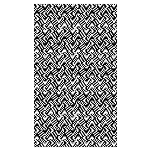 Alter Tapis de salle de bain, 100% Made in Italy, Tapis antitache avec impression numérique, Tapis antidérapant et lavable, Optique - Modèle Adana, 120x70 cm