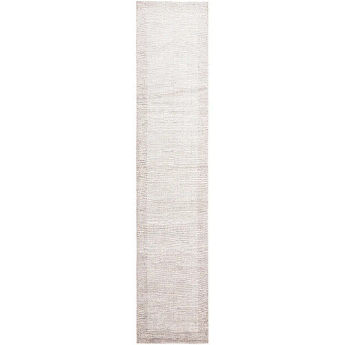 Vidal Tapis de couloir en laine 391x81 gris Darya