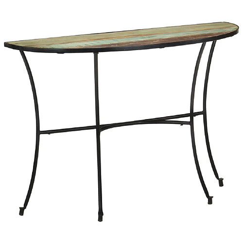 vidaXL Table d'appoint 110x40x77 cm Bois de récupération massif