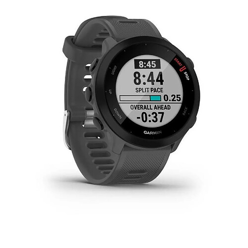 Montre connectée sport - GARMIN - Forerunner 55 - Monterra Grey (Gris)