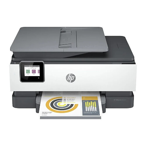 HP OfficeJet Pro 8022e - Imprimante tout-en-un – Jet d'encre couleur avec 6 mois d'Instant Ink inclus avec HP+