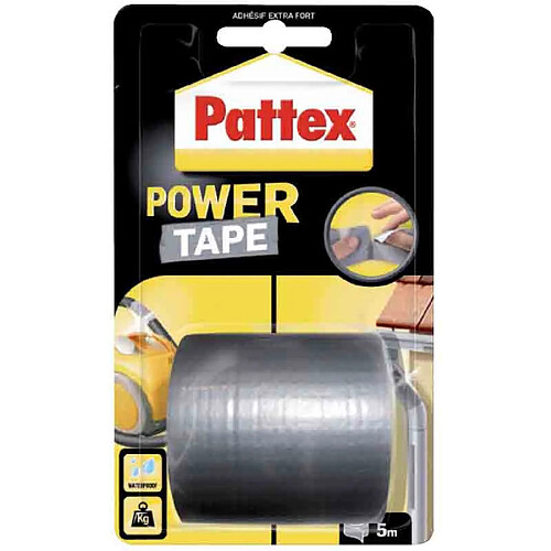 PATTEX - Adhésif super puissant ""Power tape"" Gris - 50 mm x 5 m