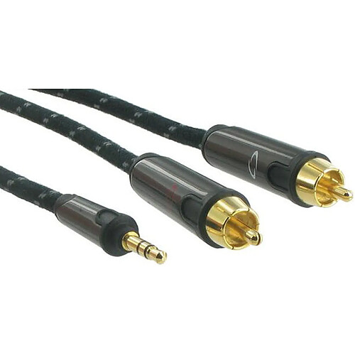 DCU TECNOLOGIC Câble Audio Jack (3,5 mm) vers 2 RCA DCU (3 m)