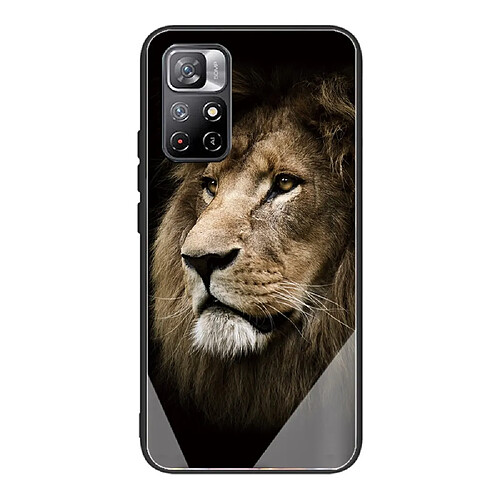 Coque en TPU anti-rayures Lion pour Xiaomi Redmi Note 11/Poco M4 Pro 5G