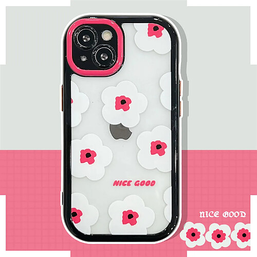 GUPBOO Étui pour iPhone12Pro étui pour téléphone portable littéraire de petites fleurs fraîches plein écran pour femmes