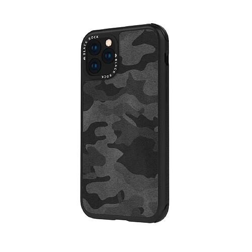 Black Rock Coque de protection "Robust Real Leather" pour iPhone 11, noir