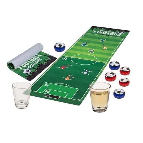 Totalcadeau Jeu à Boire Football jeu alcool 6 ballons de foot et 2 shot