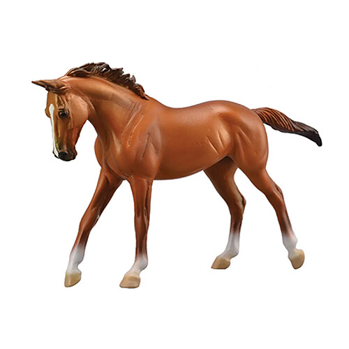 Figurines Collecta Figurine Cheval : Deluxe 1:12 : Jument Pur sang marron