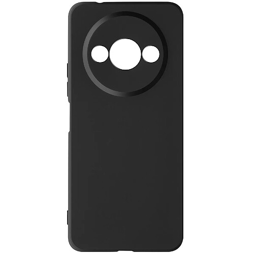 Avizar Coque pour Xiaomi Redmi A3 Caméra Protégée Silicone Fin Noir