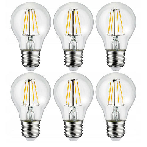 Lot de 6 ampoules LED Maclean, Filament LED E27, 4W, 230V