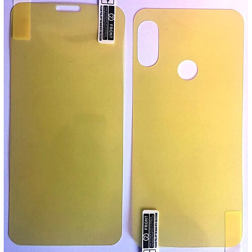 PHONECARE Double film Protection d'écran Face et Dos - Xiaomi MI A2 Lite