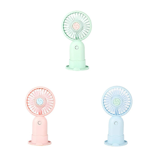 Ventilateur Usb Portable Avec Support De Téléphone Fonctionnement Silencieux Refroidissement Parfait