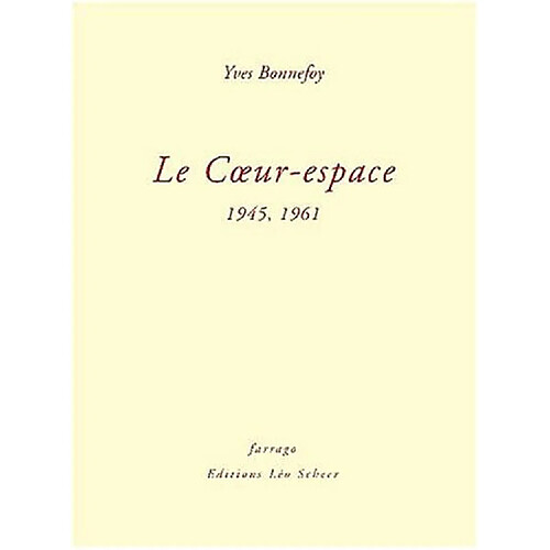 Le coeur-espace · Occasion