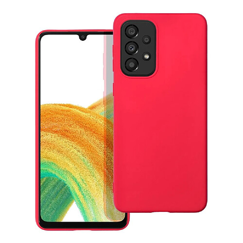 coque forcell soft pour samsung galaxy a33 5g rouge